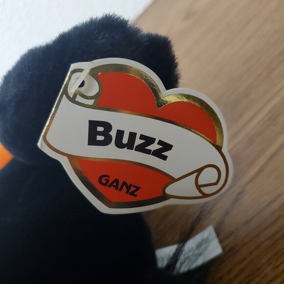 Vintage 1995 Plush Ganz Buzz Crow 14" Stuffed Animal New with Tag - Picture 6 of 6